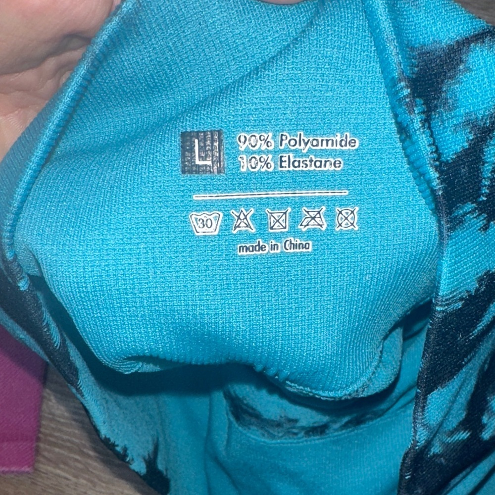 JoyLab Pink, Purple, and Blue Leggings Set - Picture 7 of 7
